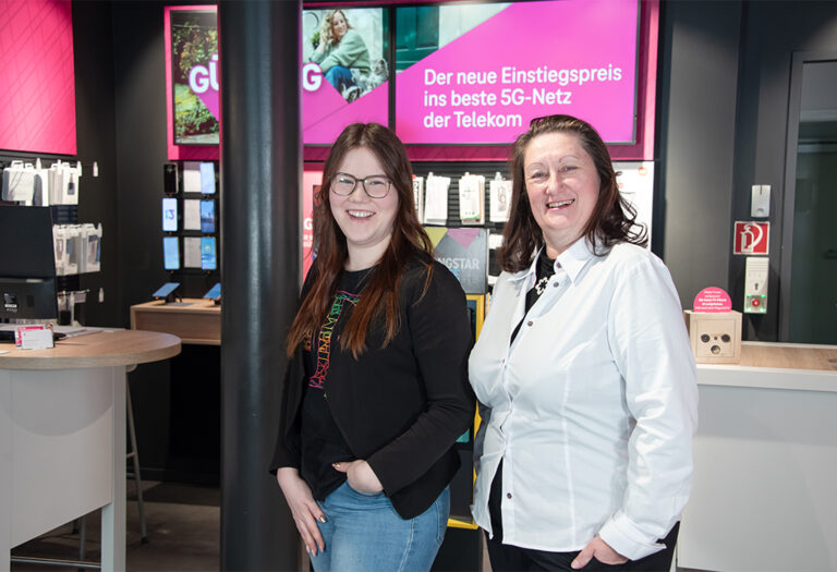 Melanie Hauf und Carola Franke Verkaufsbearter - Welkona - Ihr Telekom Partner in Pirna